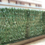 Enjoy Privacy and Elegance with the Dark Green Artificial Ivy Privacy Screen Fence